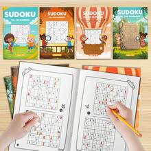 Sudoku Rätselbuch - Spaßige Zahlenspiele mit farbenfrohem Abenteuer-Thema, Logiktraining-Arbeitsbuch zur Stärkung von Konzentration, Problemlösungsfähigkeit und Gehirnkraft