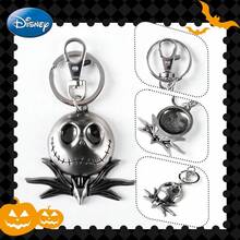 Disney 1/2pcs Officially Licensed Tim Burge Dark Style Christmas Nightmare Jack Skellington Alloy Keychain Made Of Alloy Material Colour-Fast Can Be Used As A Portable Pendant Car Key Backpack Decoration A Festive Gift Dark Aesthetic Collection Commemorative Personalized Metal Polish The Top Choice For Limited Edition Halloween And Christmas Gifts - Black - View 6