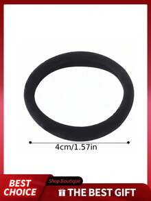 50pcs/30pcs/10pcs Girls Headbands, Black Solid Color Elastic Hairbands,Hair Band, Suitable For Daily Use, Simple And Durable, Thick Ponytail Headbands, Simple And Elegant Style, High Elasticity And Seamless Design, Suitable For Daily Life, Bathtub Hair, Broken Hair, Christmas Gifts, New Year Gifts, Elastic Ponytails. - Multicolor - View 9