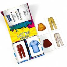 Complete Clothing Identification Game Set With Apparel Illustration Cards And Style Matching Mechanics - Multicolor - View 3