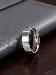 MONALLY 时尚立方氧化锆钻石戒指，男士结婚戒指，舞会配饰，银饰，订婚周年纪念礼物，日常佩戴 - 戒指 - 查看 9