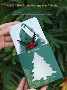 1 buc. Foaie de ceară parfumată cu flori uscate Grove, foaie de ceară parfumată cu parfum de lungă durată pentru garderoba fetelor cu brad de Crăciun, potrivită pentru camere, camere de zi, dulapuri, birouri, băi, sertare, dulapuri pentru încălțăminte etc. (Florile uscate lucrate manual și alte accesorii naturale se desprind ușor, iar culoarea și forma sunt ușor diferite. A se păstra departe de temperaturi ridicate în timpul utilizării, foaia de ceară se va topi peste 45°), decorațiuni de Crăciun, cadouri de Crăciun