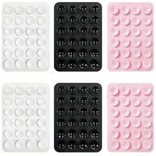 Bộ 6 đế hút silicon, giá đỡ điện thoại và máy tính bảng đa năng, tương thích phổ biến, dễ tháo lắp, đế dính có thể tái sử dụng - Nhiều màu - Xem 3