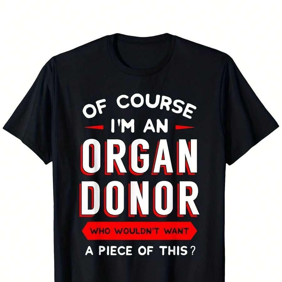 Women's Oversized T-Shirts's Organ Donor & Transplant Recipient Gift T-Shirt - 3D Gorilla Print With Medical Design, Funny Medical Humor Apparel For Organ Donation Awareness, Round Neck, Regular Fit, Solid Color, No Logo, Suitable For Adults, Organ Donor Gift - 黑色 - 查看 1