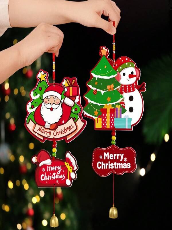 Fêtes de Noël, Décorations de Noël, Pendentifs, Vitrines, Portes de maison, Décorations de fenêtre, Ambiance du réveillon de Noël, Décoration de scène, Décorations