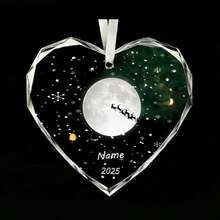 Customized Heart-Shaped Card Pendant, Personalized Dog Picture Rear View Mirror Decor, Customized Portrait Mat, Valentine's Day Gift, Customized Dog Decor, Christmas Gift, Dog Owner Souvenir, Pet Lover Gift, Christmas Decoration, Anniversary Gift, Friend Gift, Pet Memorial, Pet Delivery Gift, Parent Gift, Girlfriend/Boyfriend Gift, Birthday/Graduation Gift - Multicolor - View 5