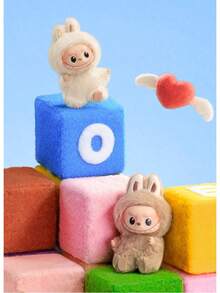 Pop Mart Labubu THE MONSTERS Pin For Love Series (N-Z) - Vinyl Pendant Keychain Decorative Doll 1 Single Blind Box (N-Z) Authentic Halloween Collection - Multicolor - View 7