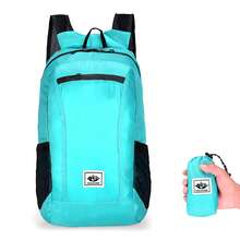 20L Foldable Backpack, Hiking Backpack, Outdoor Sports Bag, Lightweight Waterproof Backpack, Waterproof And Comfortable Foldable Backpack, Ultralight Portable Storage Bag, Perfect For Camping Essentials, Camping Gear, Hiking, Travel Accessories, Waterproof And Durable, Great For Christmas, Halloween, Thanksgiving, And Back-To-School Gifts. Available In Orange, Black, Lake Blue, And Gray. - 彩色 - 查看 2