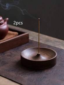 Wooden Household Incense Holder, Wooden Incense Thread Holder, Household Handmade Incense Thread Base, Thin Incense Holder (Product Batches Are Different, There May Be Color Difference, Mind Carefully Purchase - Multicolor - View 10