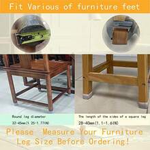 8/16/32pcs Silicone Furniture Leg Pads, Chair Leg Protectors, Anti-Slip Chair Leg Cushion Covers