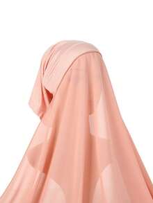 FADZOYLE 1 Stück praktischer einfarbiger Chiffon Hijab & elastische Unterkappe, atmungsaktiver dehnbarer Turban Hut, langer Kopftuchschal, Bandana Hijab, weich und leicht, multifunktional für muslimisches bescheidenes Gebet, täglichen Gebrauch, praktisch und sicher, Zubehör für Frauen, seidig, großzügige Größe für Abendkleider, Party, Reise, Büro, Geschenk, Feiertag, Strandtuch - Verschiedenfarbig - Übersicht 21