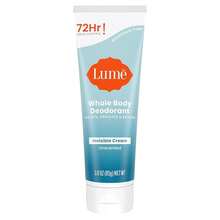 Lume Whole Body Deodorant - Tube - 72 Hour Odor Control - Aluminum, Baking Soda, Skin  - 3.0 Ounce (Toasted Coconut) - Unscented - 查看 1