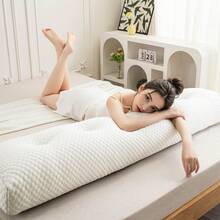 Soft Headboard Pillow Bed Wedge Pillow For Headboard With Side Pockets Dorm Headboard Twin Full Queen King Backrest Pillow, Bed Bolster Pillows For Back Support With Removable Cover - 奶油白 - 查看 4