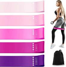 Jasonwell Bandas de Resistencia Bandas Elasticas para Ejercicio Set de Resistencia Multifuncionales para Rehabilitacion Terapeuticas Entrenamiento de Fuerza Yoga Fisioterapia - Multicolor - Ver 6