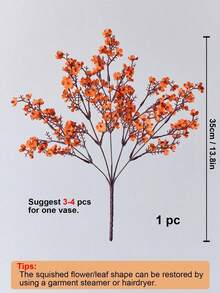 10/6PCS Artificial Autumn Baby's Breath Flower Bouquets. Modern-Style Artificial Flower Bundles Suitable For Autumn Home Decor, Fake Plants, Fall Decorations, Room Decor, Desk Decor, Bedroom Decor, Garden Decor, And Indoor Decoration Items.