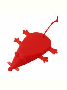 1 Stück mausförmiger Silikon Baby Türstopper, Kindersicherheits Türstopper Kissen - süßer Cartoon Gummi Türstopper mit rutschfestem Design, verhindert Fingerklemmen, Wohnaccessoire