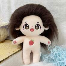 1pc/20cm Human Doll/Celebrity Doll/DIY Plush Doll - Requires You To Dress Up The Doll/Put On The Clothes You Made For Her - Can Be Used As A Wedding, Birthday Gift Or Collectible - Multicolor - View 11