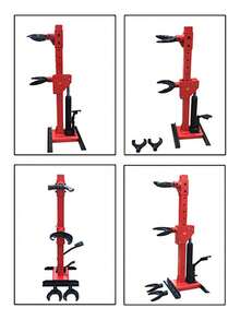 Compresor De Resortes Vertical Hidraulico 3t Taller Mecánico - Rojo - Ver 2
