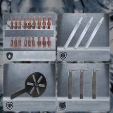 ZESTAW ŚCIĄGACZY ŚCIĄGACZ DO ŁOŻYSK ODKLEJACZ ZESTAW ŚCIĄGACZY, STAL O WYSOKIEJ TWARDOŚCI - Blau - Übersicht 9