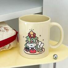 1 taza de Navidad. Solo una chica que ama la Navidad. Feliz Navidad. Cocina de viaje, regalos de Acción de Gracias, duradera, regalos para el hogar cálido, regalos de Navidad. Taza de café de Navidad. Un regalo cálido para la familia, adecuado para hombres y mujeres, blanco 11oz/330ml.