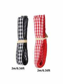 50pcs- Christmas Wooden Beads Winter Snowman Wooden Beads Buffalo Plaid And Colorful Cord Scarf Suitable For Christmas And Winter DIY Crafts Party Craft Decorations - Multicolor - View 9