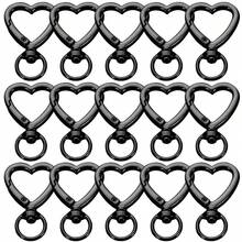 8/15pcs Heart Shaped Key Chain Clips With Spring Hooks, DIY Keychain, Suitable For Key Bags, Backpacks, Luggage Tags, Wallets And Handbag Accessories, Perfect Gift For Women - One Size - View 14
