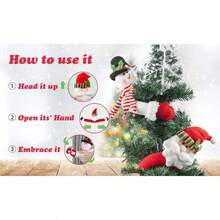 Clips de Cortina de Navidad, Juego de 2 Piezas, Forma de Muñde Nieve, Usados para Clips de Cortina, Clips de Ventana, Decoraciones de Botellas de Vino, Decoraciones de Navidad, Decoraciones para el Hogar y Fiestas - 1 - Ver 7