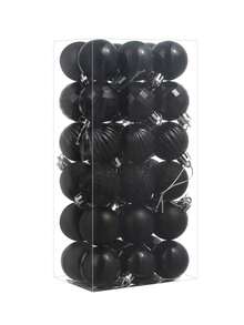 Hộp 36 quả bóng Giáng sinh nhân tạo, đồ trang trí cây thông Noel, thích hợp cho các buổi tụ họp lễ hội, tiệc Giáng sinh, vòng hoa, cây thông để bàn, đồ trang trí tiệc sinh nhật, đồ trang trí trung tâm mua sắm, địa điểm tổ chức đám cưới, lễ đón tiếp, sự kiện tốt nghiệp. Nhiều màu sắc, kích thước 1,57 inch - Nhiều màu - Xem 20