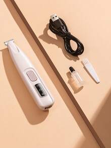 专业宠物美容剪刀带 LED 灯 - 18 毫米刀片宽度，电池/USB 供电，可充电锂聚合物，适用于狗和猫，私密和个人区域剃须刀，低噪音和防水，USB 可充电电动修剪器带 LED，适用于爪子、眼睛、耳朵、脸部、臀部，小狗喂养，猫用品，狗用品，动物母亲节礼物 - 彩色 - 查看 10