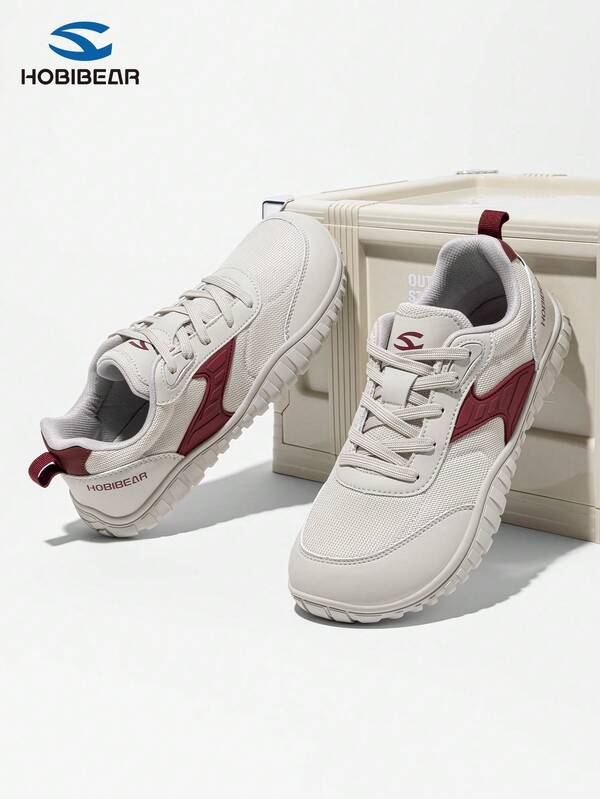 HOBIBEAR Zapatos deportivos para hombres 2025, zapatos deportivos casuales de moda, malla transpirable, suela blanda cómoda y antideslizante, zapatos ligeros para hombres