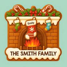 Custom Acrylic Ornament - Personalized Christmas Birthday Gifts For Mom, Dad, Kids - Home Is Our Christmas Heart