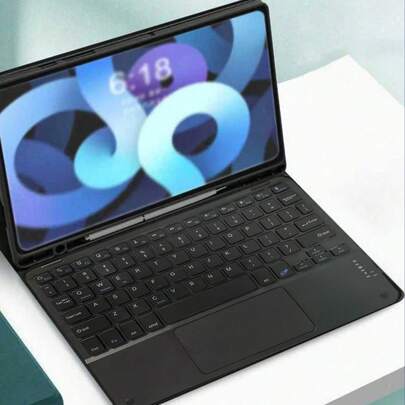 Tastiera Wireless Con Touchpad, Ricaricabile, Compatibile Con Tablet Ipad