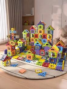 10/88pcs Building Blocks Set - Children's Construction Toy Set - Interlocking Bricks - Educational Skill Development Toy Set, Basic DIY Assembly Toy, Birthday Gift, Kindergarten Toy, Christmas Gift, Travel Toy, Kids Toy - Multicolor - View 9