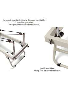 Cama Pilates Reformer De Pecho Y Abdominales Para Ejercicios - Gris - Ver 8