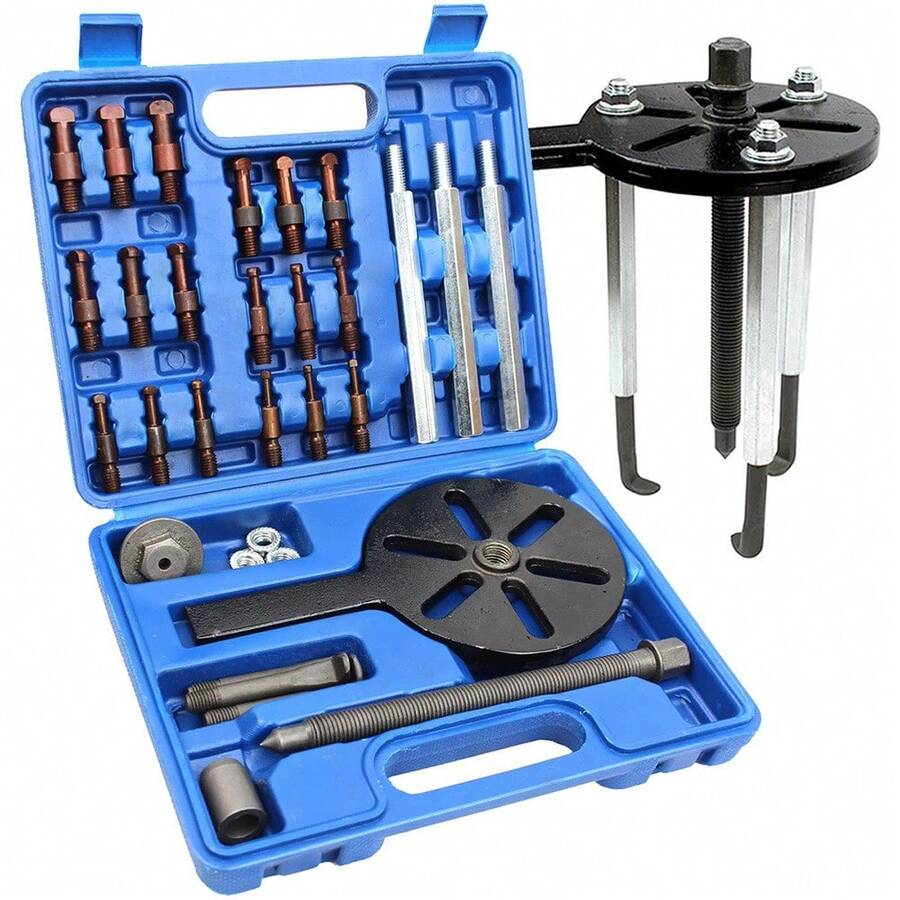 ZESTAW ŚCIĄGACZY ŚCIĄGACZ DO ŁOŻYSK ODKLEJACZ ZESTAW ŚCIĄGACZY, STAL O WYSOKIEJ TWARDOŚCI - Blau - Übersicht 1