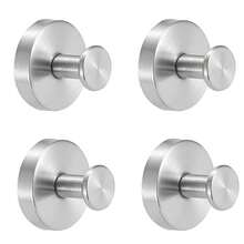 Schwere Edelstahl Saugnapf Haken, Wandmontage Handtuchhalter, einfache Installation, lackierte Oberfläche, modischer Stil für Badezimmer, Küche, Handtücher, Kleidung, Accessoires, Wandmontierter Kleiderständer, Kleiderständer, Kleiderbügel, Aufhängehaken, Aufhänger, Raumdekoration, Türgarderobe, Wandhalter, Kleiderschrank Organizer, Schlüsselhalter