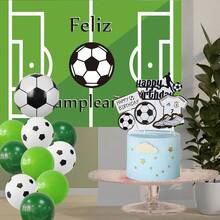 Globos de Cumpleaños con Letrero Español Feliz Cumpleaños Globos Metálicos Decoracion Cumpleaños para Hombre con Cortinas Brillantes para Fiesta de Cumpleaños Azul y Plata - Verde - Ver 10
