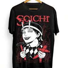 Birthday Gift X Hello Kittys T-Shirt Popular T Shirts Short Sleeves Y2K Funny Tops Beach Cotton O Neck Oversized Clothes - 黑色 - 查看 1