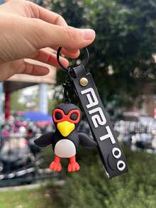 1pc Tralalero Tralala Keychains - Brain Rot Meme (In Italian), Shark With Sneakers | Durable Iron And Silicone Bag Pendant | Unique Gift For Mini Enthusiasts | Casual Style | Novel Keychain | Optimistic Design | Durable Keychain | Tralalero Tralala | Class Gift From Teacher | Back To School Favors | Classroom School Favors (The Color And Style Of The Keychain Are Random.)