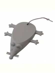 1 Stück mausförmiger Silikon Baby Türstopper, Kindersicherheits Türstopper Kissen - süßer Cartoon Gummi Türstopper mit rutschfestem Design, verhindert Fingerklemmen, Wohnaccessoire