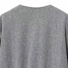 ZEVITY Nueva chaqueta bomber con cremallera frontal para mujer, chaquetas de vuelo suaves y cortas, abrigo informal de manga larga con cuello redondo para otoño e invierno 2025 para damas