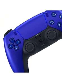 PlayStation PS5 DualSense無線手把 沉浸式觸覺回饋自適應板機 未來感光條設計高能量遊戲配備優選 鈷晶藍 - 鈷晶藍 - 查看 4