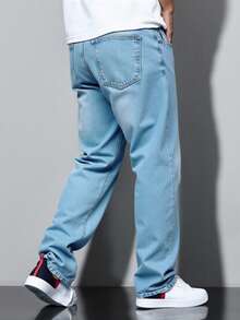 Men Pants - 藍色 - 查看 3