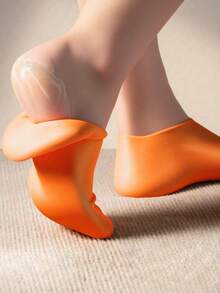 1pair Silicone Gel Moisturizing Socks For Foot Care, Prevent Cracking,Remove Dead Skin,Protective And Elastic Foot Care Socks