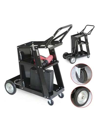 Carrito Portaherramientas Para Taller De Fábric 2 Niveles