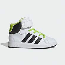 Adidas 男小童GRAND COURT MID K兒童運動鞋JR0802 - 白色 - 查看 2