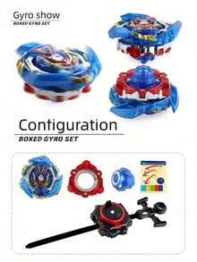 B-163 Ultimate Goddess Of War / Goddess Of War Spinning Metal With Launcher, Battle Game Toy, Christmas Gift - Black - View 5