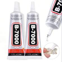 50/110ml B7000 Rhinestone Craft Adhesive, 50ml/110ml Super Glue - Strong Welding Multi-Purpose Adhesive, Used To Repair Ceramic Repair Adhesives, Porcelain, Metals, Plastics, Wood Adhesives And Wooden Furniture; Suitable For Fake Nails, Soft Nail Tip Gels, DIY Hand-Adhesive Jewelry And Fabric Mobile Phone Repair, Crystal Gems School Supplies,Back To School