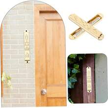 Mobestech Decoración Metal Retro para Puerta Adorno Religioso Dorado con Protección y Bendición para Hogar - 1 - Ver 5