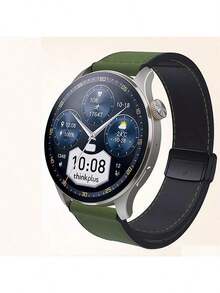 Lenovo Đồng hồ thông minh TW100 PRO có chức năng theo dõi nhịp tim và oxy trong máu, chống nước cho các môn thể thao ngoài trời, gọi điện qua Bluetooth và điều khiển từ xa hồng ngoại, kiểm soát truy cập NFC, thời lượng pin dài để sử dụng trong công việc, màu thiếc - Bạc - Xem 1